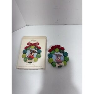 Hallmark Keepsake Ornament FOREVER FRIEND‎ Puppy Dog Tennis Picture Frame 2010